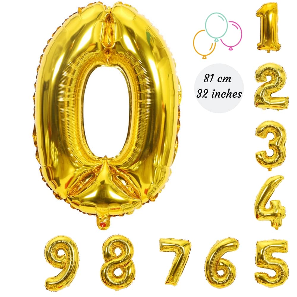 Ballons Chiffres pour vos décorations anniversaire | Accro-Jeux