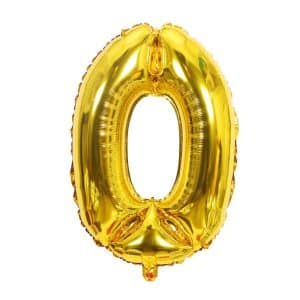 Ballon chiffre 0 an