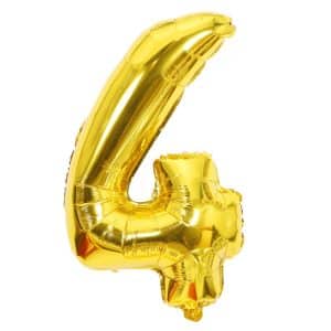 Ballon chiffre 4 ans