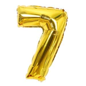Ballon chiffre 7 ans
