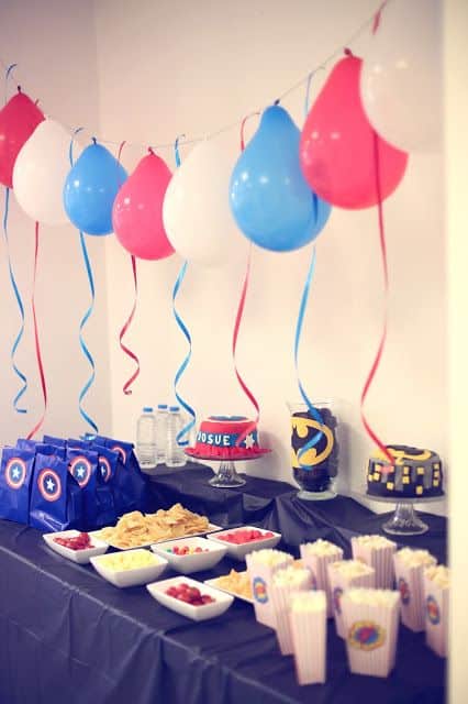 Sur Pinterest Anniversaire de super-héros. Décoration | Avengers | Accro-Jeux