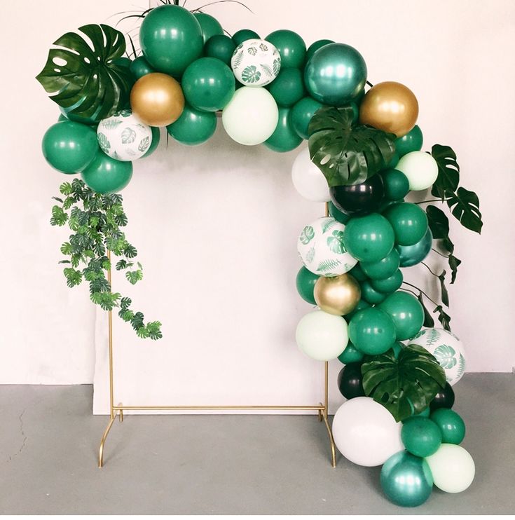 Sur Pinterest FENGRISE Jungle fête palmier feuille ballons fête d'anniversaire | Accro-Jeux