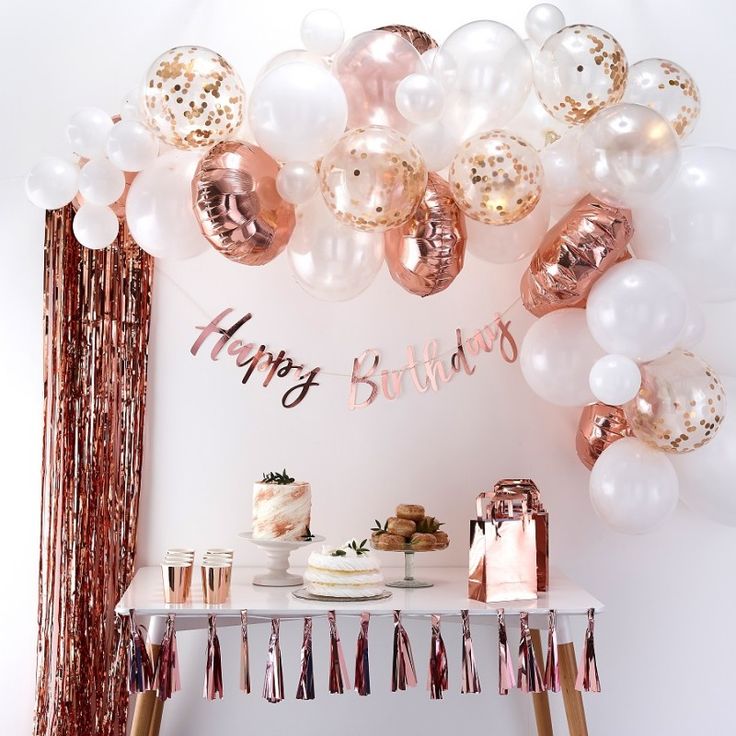Sur Pinterest Guirlande de ballons rose gold à monter | Accro-Jeux