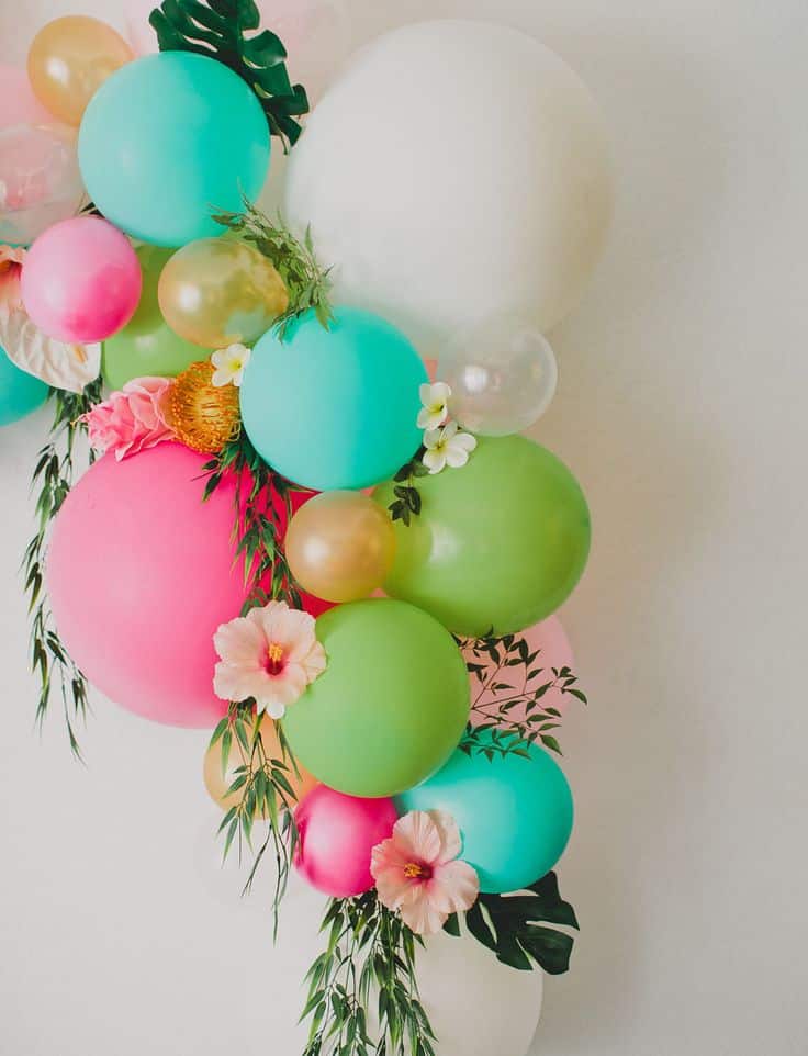 Sur Pinterest DIY Floral Balloon Arch | Accro-Jeux