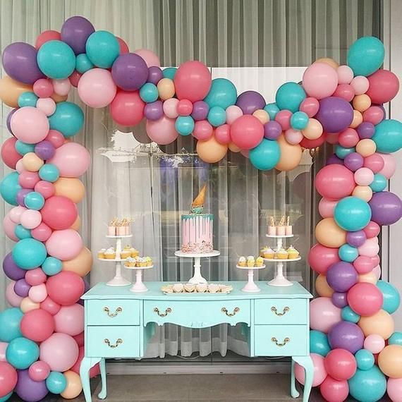 Sur Pinterest 20' Balloon Garland DIY Kit Cotton Candy Dream | Accro-Jeux