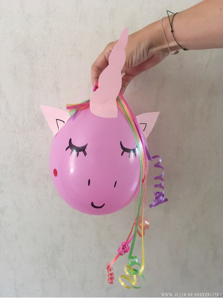 Sur Pinterest DIY déco anniversaire licorne: Les ballons licornes | Accro-Jeux