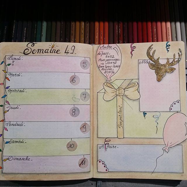 Sur Pinterest Semaine 49 dans mon bullet journal | Accro-Jeux