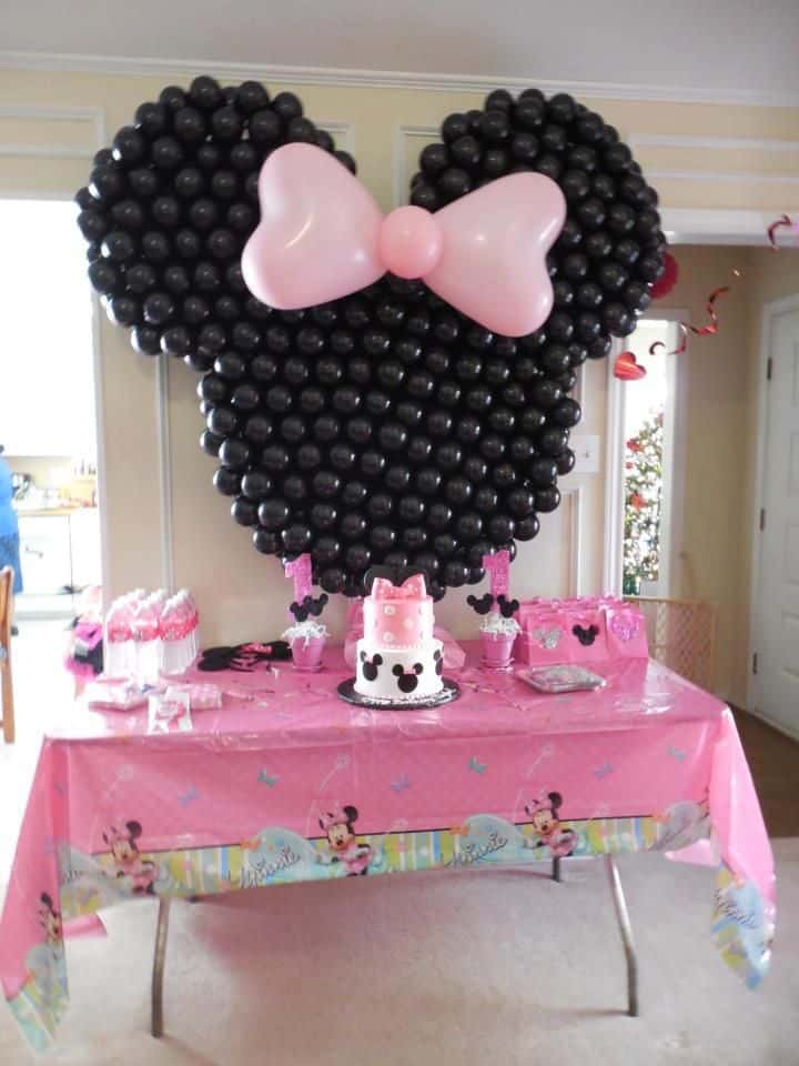 Sur Pinterest Minnie Mouse cake table decor | Accro-Jeux