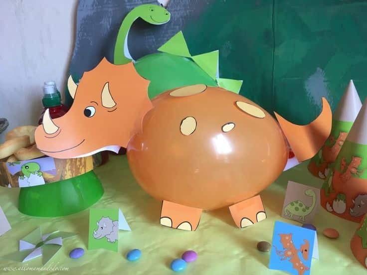 Sur Pinterest Ma déco d'Anniversaire dinosaure! (PtitePomme 6 ans!) + Printable | Accro-Jeux