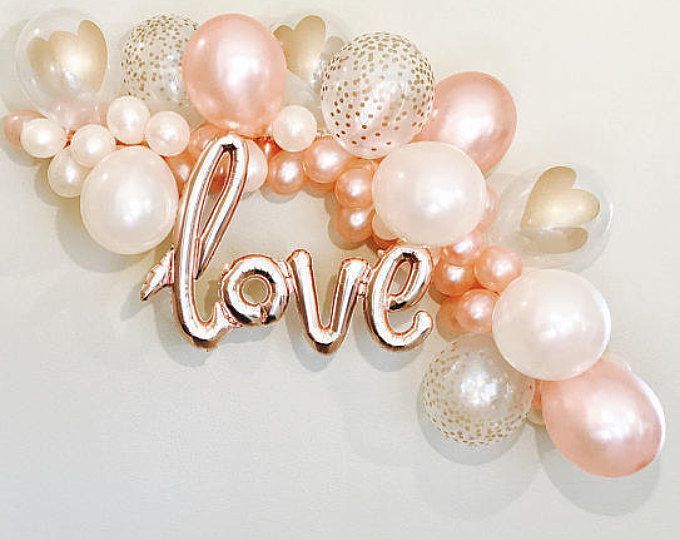Sur Pinterest Rose Gold Balloons Love Balloon Rose Gold Balloon Bridal Shower | Accro-Jeux