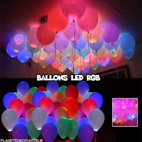 Sur Pinterest Acheter les ballons lumineux à LED multicolores x10 au meilleur prix | Accro-Jeux