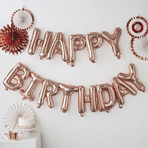 Sur Pinterest HAPPY BIRTHDAY Balloons Banner in 12 Colors | Accro-Jeux