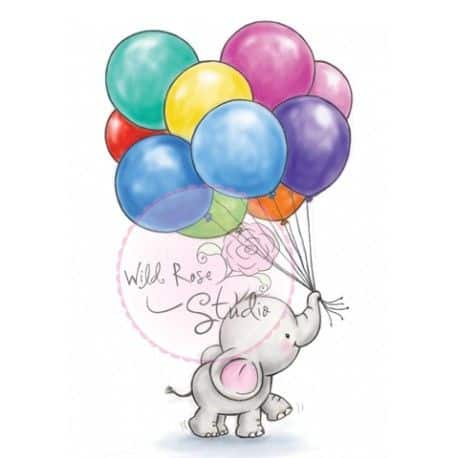 Sur Pinterest Tampon clear Wild Rose Studio Bunch of Balloons | Accro-Jeux