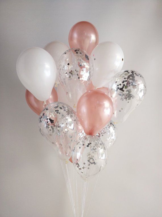 Sur Pinterest Rose Gold White Silver Confetti Rose Gold Balloons/ Confetti Balloons/ Hen doBalloon Bouquet set Balloon Garland 21st Birthday 30th | Accro-Jeux