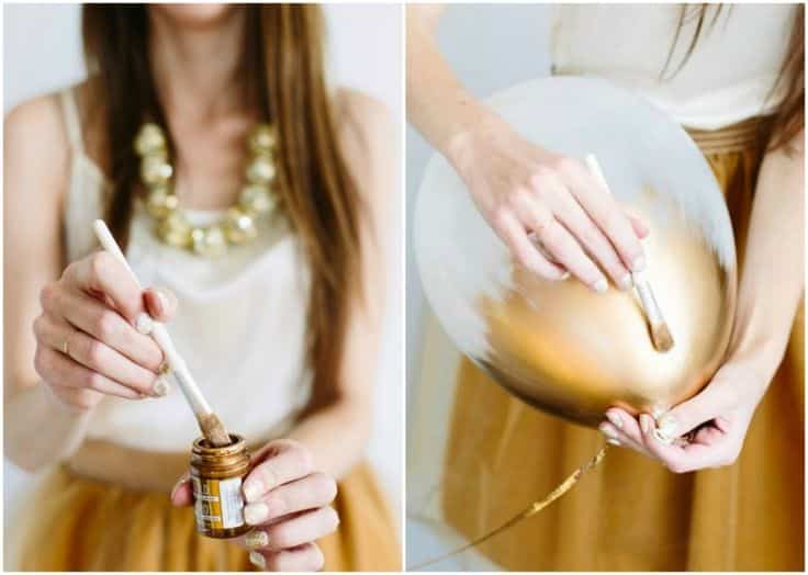 Sur Pinterest Streichen Sie üngleich die weiße Luftballon mit der Goldfarbe | Accro-Jeux