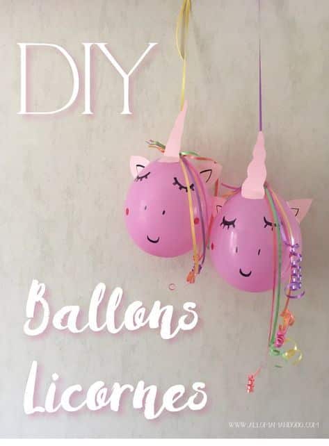Sur Pinterest DIY déco anniversaire licorne: Les ballons licornes | Accro-Jeux