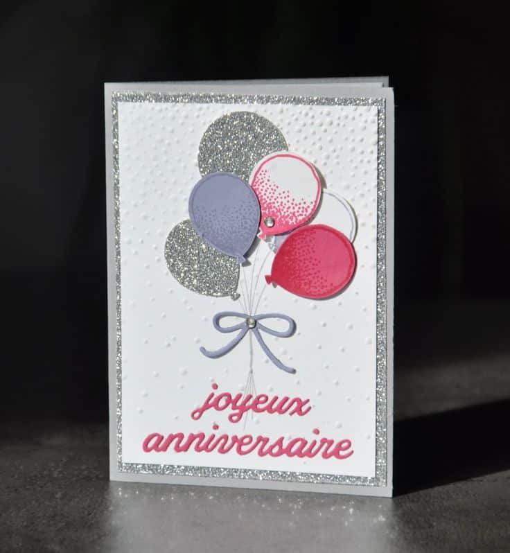 Sur Pinterest Carte d'invitation anniversaire bouquet de ballons et Thinlits boîte à | Accro-Jeux