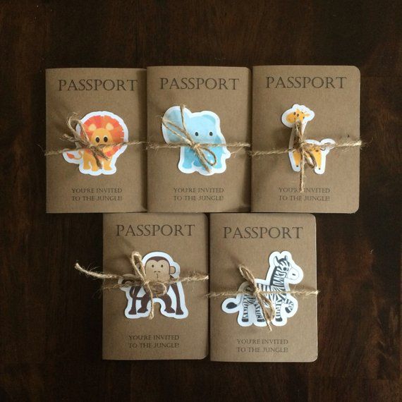 Sur Pinterest Safari Passport Einladung-Safari Kids Birthday Party Einladung-Wild | Accro-Jeux