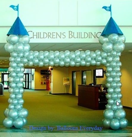 Sur Pinterest Castle Balloon Arch | Accro-Jeux