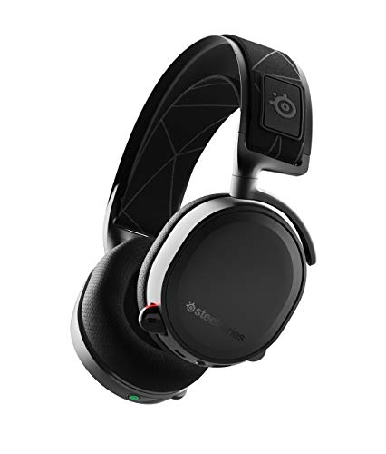 Casque de jeu sans perte avec casque DTS SteelSeries Arctis 7 (édition 2019): X v2.0 Surround pour PC et PlayStation 4 - Noir