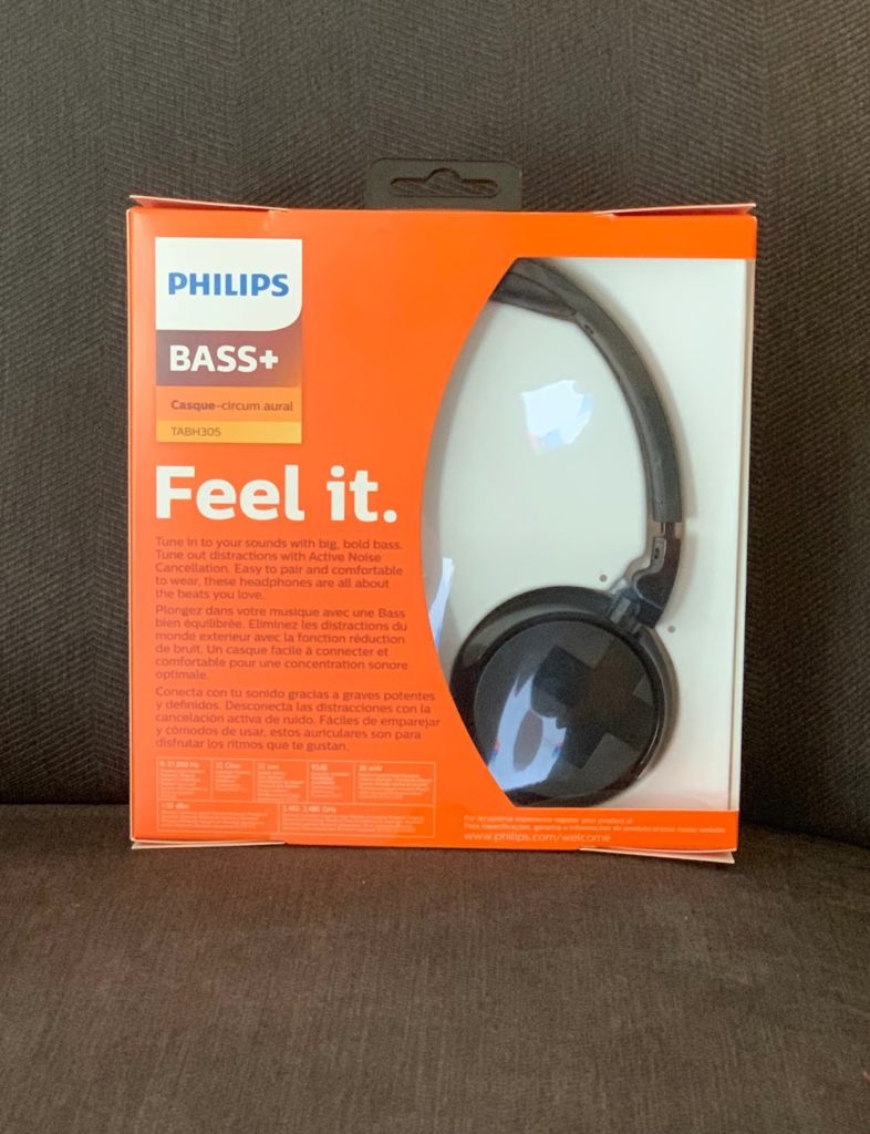 Philips BASS + TABH305BK Casque sans fil à annulation active du bruit - Examen 1