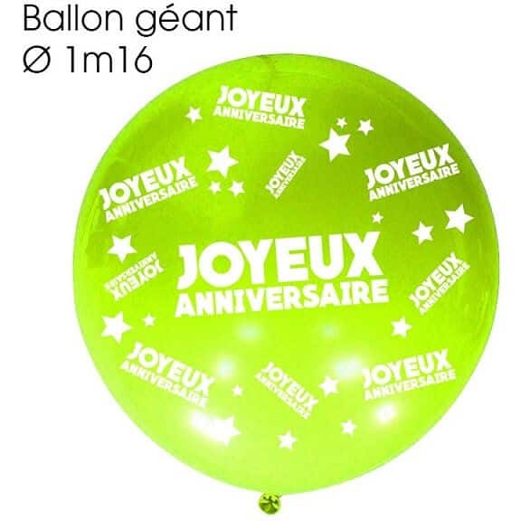 Sur Pinterest Ballon géant anniversaire vert (x1) REF/BALGA00V | Accro-Jeux