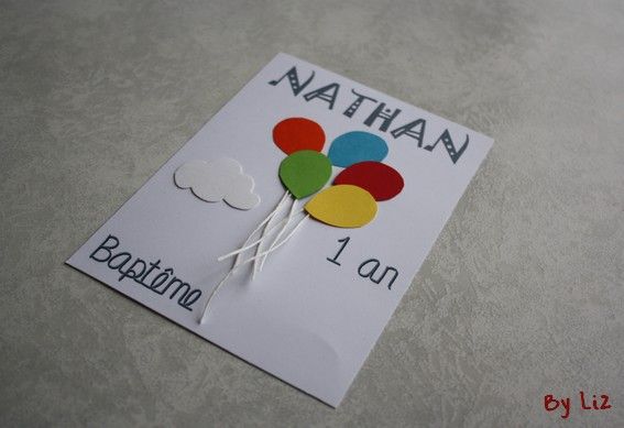 Sur Pinterest Carton d'invitation à un anniversaire avec un bouquet de ballons | Accro-Jeux