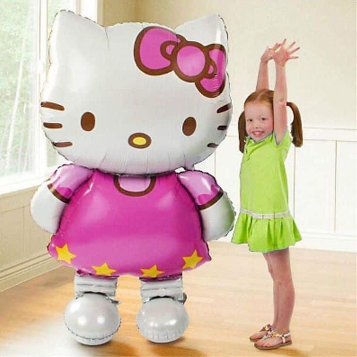 Sur Pinterest 1PC 110*65cm large cartoon KT cat foil balloons kids Birthday Wedding | Accro-Jeux