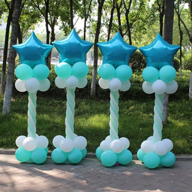 Sur Pinterest Ballon colonne base Nouveau Bleu Ballon Pilier Route De Mariage De | Accro-Jeux