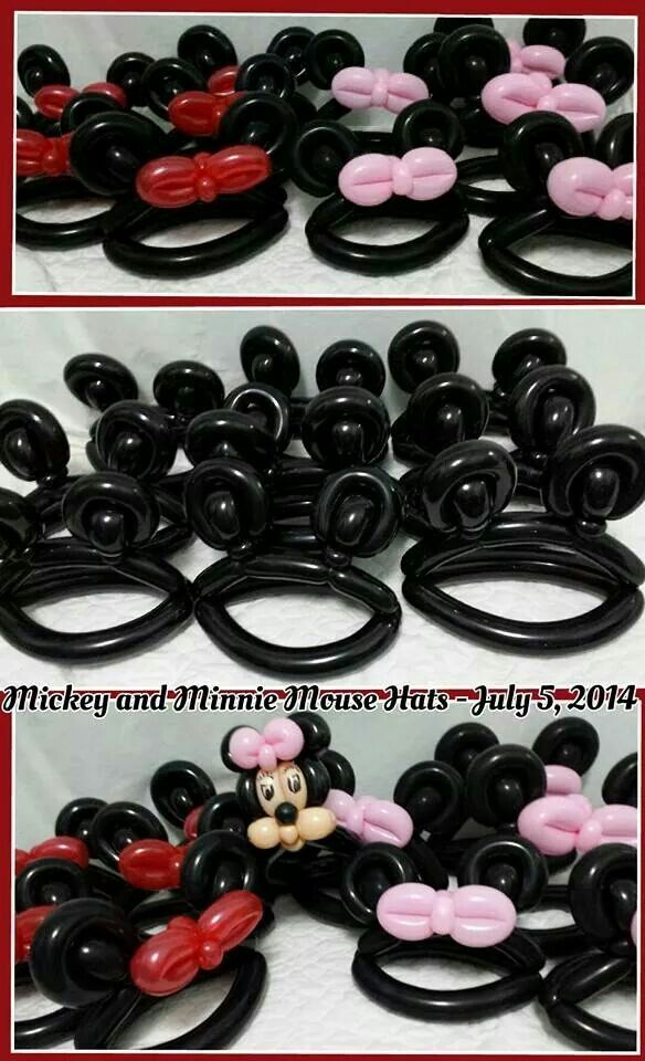 Sur Pinterest Mickey and Minnie Balloon Hats | Accro-Jeux