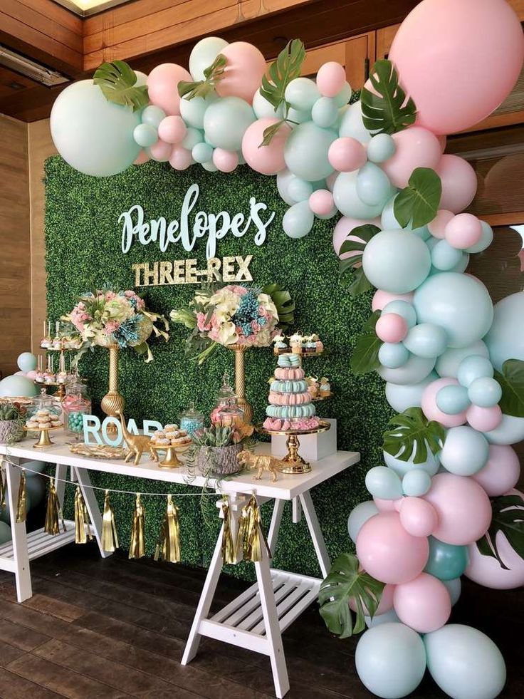 Sur Pinterest Dinosaur Birthday Party Ideas | Photo 2 of 14 | Catch My Party | Accro-Jeux