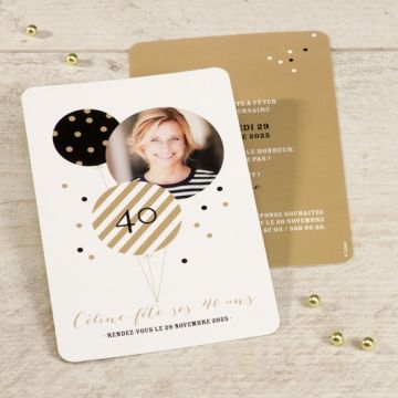 Sur Pinterest Carte anniversaire ballon chic | Accro-Jeux