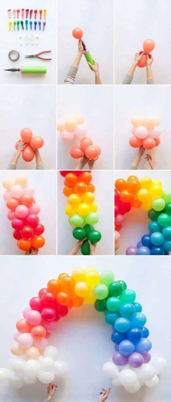 Sur Pinterest 16 décorations de rêve à faire avec des ballons gonflables | Accro-Jeux