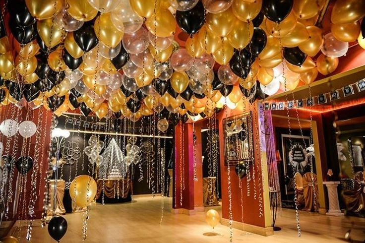 Sur Pinterest Geburtstagsdekoridee in Gold und Schwarz | Accro-Jeux