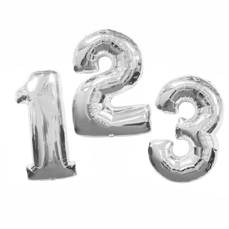 Sur Pinterest Ballon chiffre argent - 86 cm | Accro-Jeux