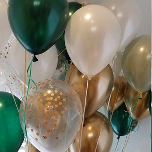 Sur Pinterest Green and White Balloons | Light Green Wedding Decor | Green and Gold | Accro-Jeux