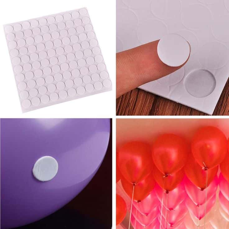 Sur Pinterest 100pcs fixation adhésive Double face colle mur ballon Stickers | Accro-Jeux