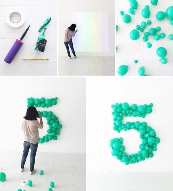 Sur Pinterest DIY party decorations: balloon backdrop or wall art #party | Accro-Jeux