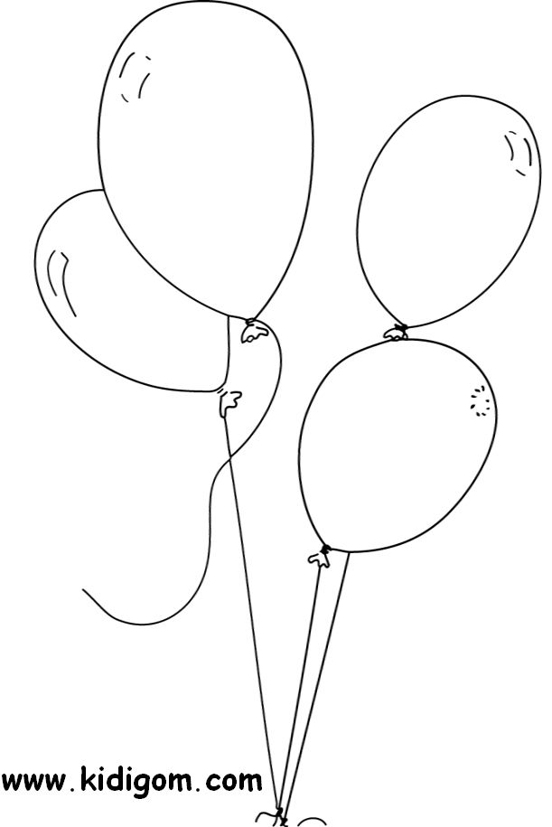 Sur Pinterest Dessin De Ballon De Baudruche - AZ Coloriage | Accro-Jeux