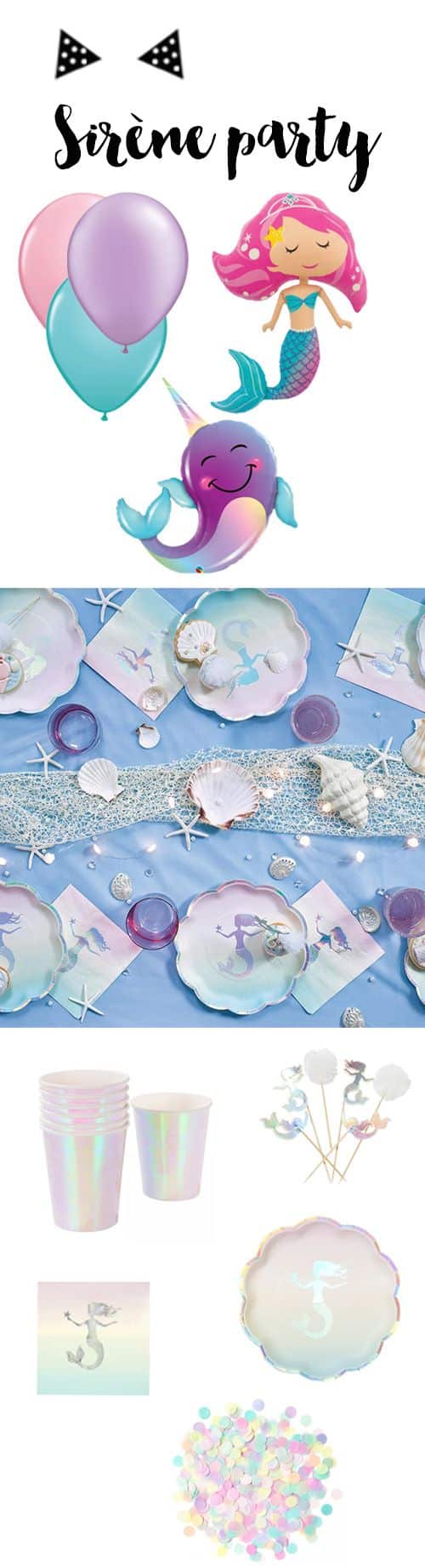 Sur Pinterest Sirène Party | Accro-Jeux