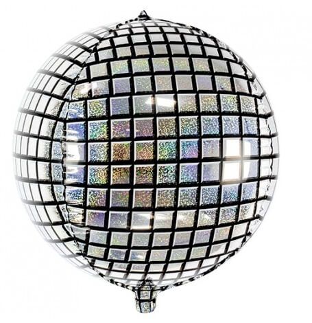Sur Pinterest Ballon Mylar Rond Disco mesurant 40 cm de diamètre idéal pour une fête | Accro-Jeux
