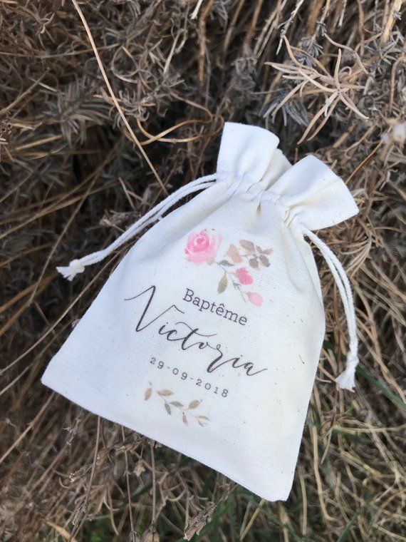 Sur Pinterest Bags-baptism - gifts guests - deco girl baptism - christening gift | Accro-Jeux