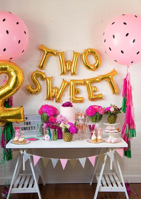 Sur Pinterest Two Sweet Balloon Banner - Two-tti Fruity Theme Decor - Watermelon | Accro-Jeux