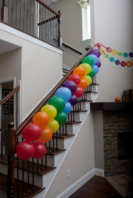 Sur Pinterest Photo 13 of 13: Rainbow Balloons / Birthday "Katelyn's Balloon | Accro-Jeux