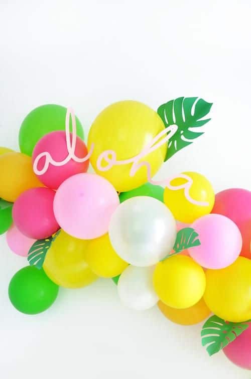 Sur Pinterest Guirlande de ballons tropicale | Accro-Jeux
