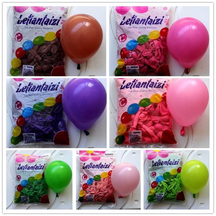 Sur Pinterest US $4.7 5% OFF|100pcsThickened standard colors round Latex balloon | Accro-Jeux