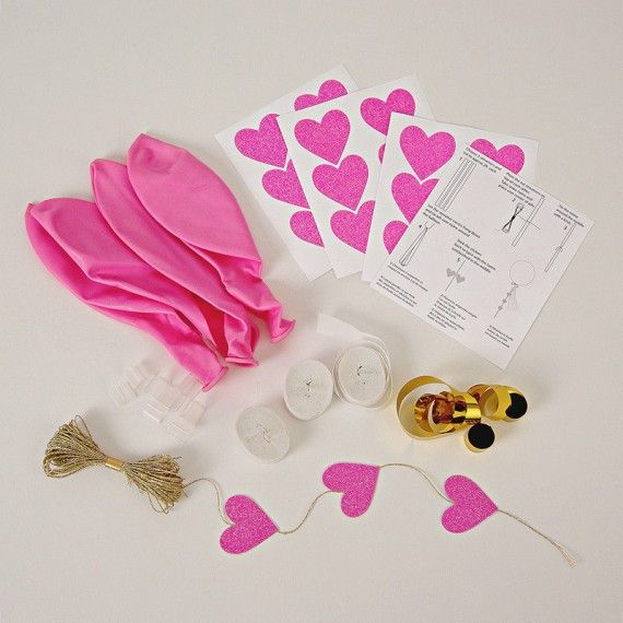 Sur Pinterest Ballon roses et stickers cœur (par 8) | Accro-Jeux