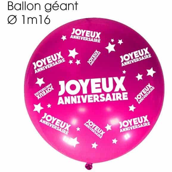 Sur Pinterest Ballon géant anniversaire fuchsia (x1) REF/BALGA00F | Accro-Jeux