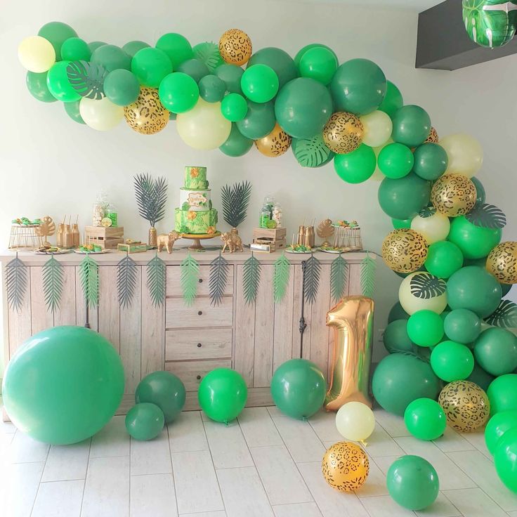Sur Pinterest Jungle Party Vert et Doré | Accro-Jeux