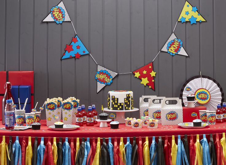 Sur Pinterest Pour une fête d'anniversaire super héros réussie grâce à notre | Accro-Jeux